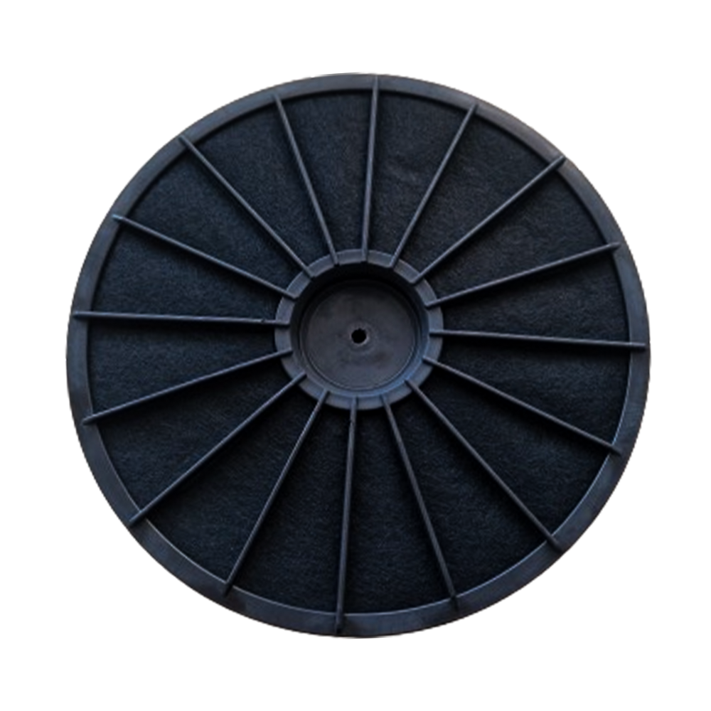 FILTRO CARBONE FORO CENTRALE E RAGGI FABER diam 233 H 32 MM