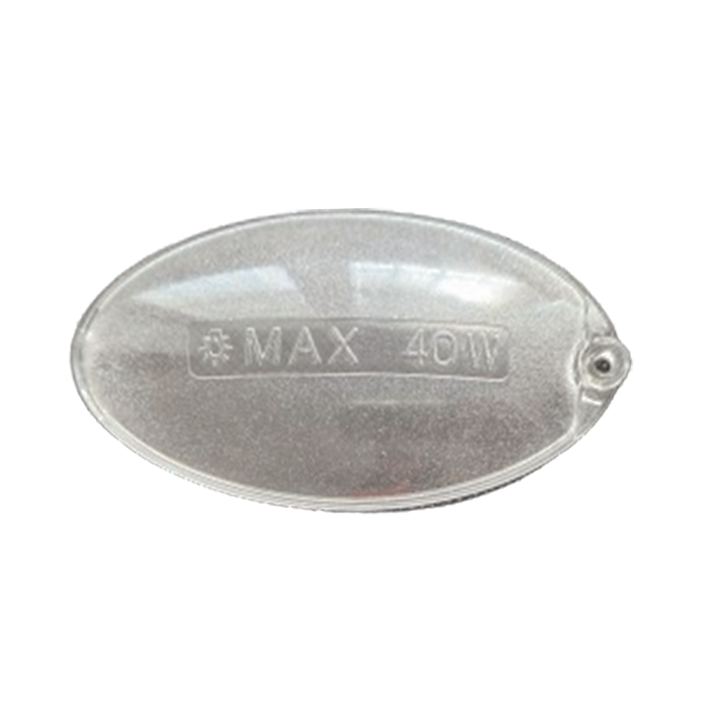 PLAFFONIERA OVALE FABER-ELICA-IKEA 100X54 MM SFUSA