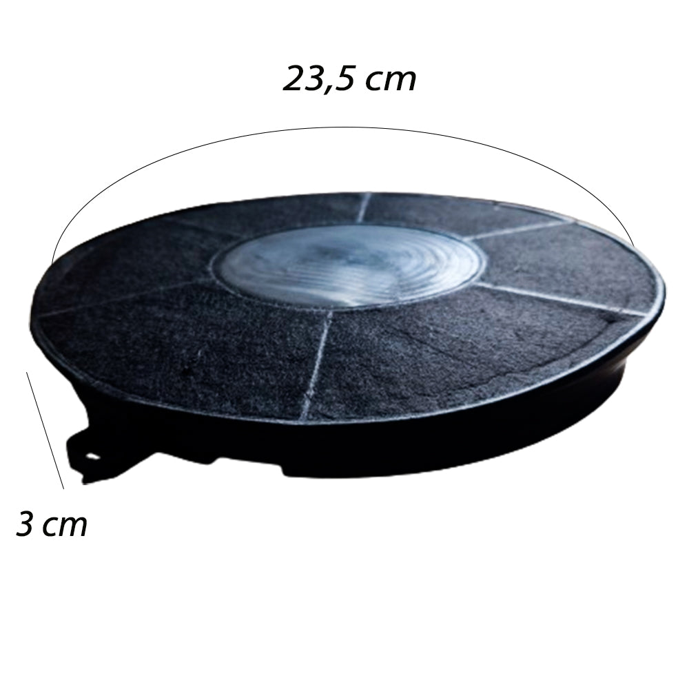 FILTRO CARBONE MOD. 48 diam 236 H 30 MM