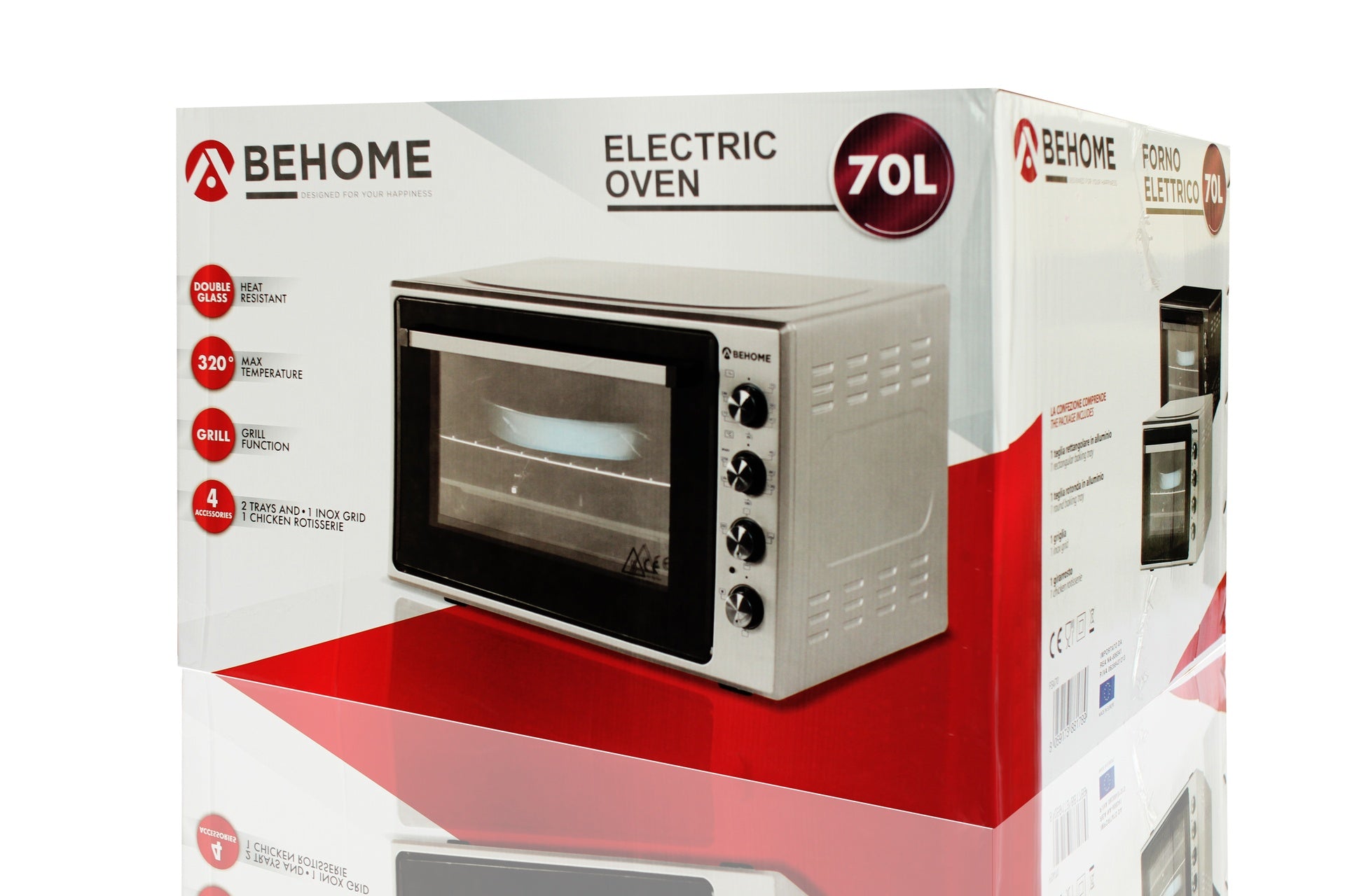 Forno elettrico 70L Behome