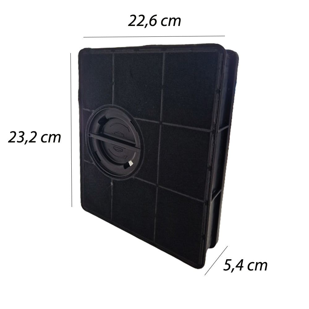 FILTRO CARBONE TYPE 303 214 X 208 H 40 MM