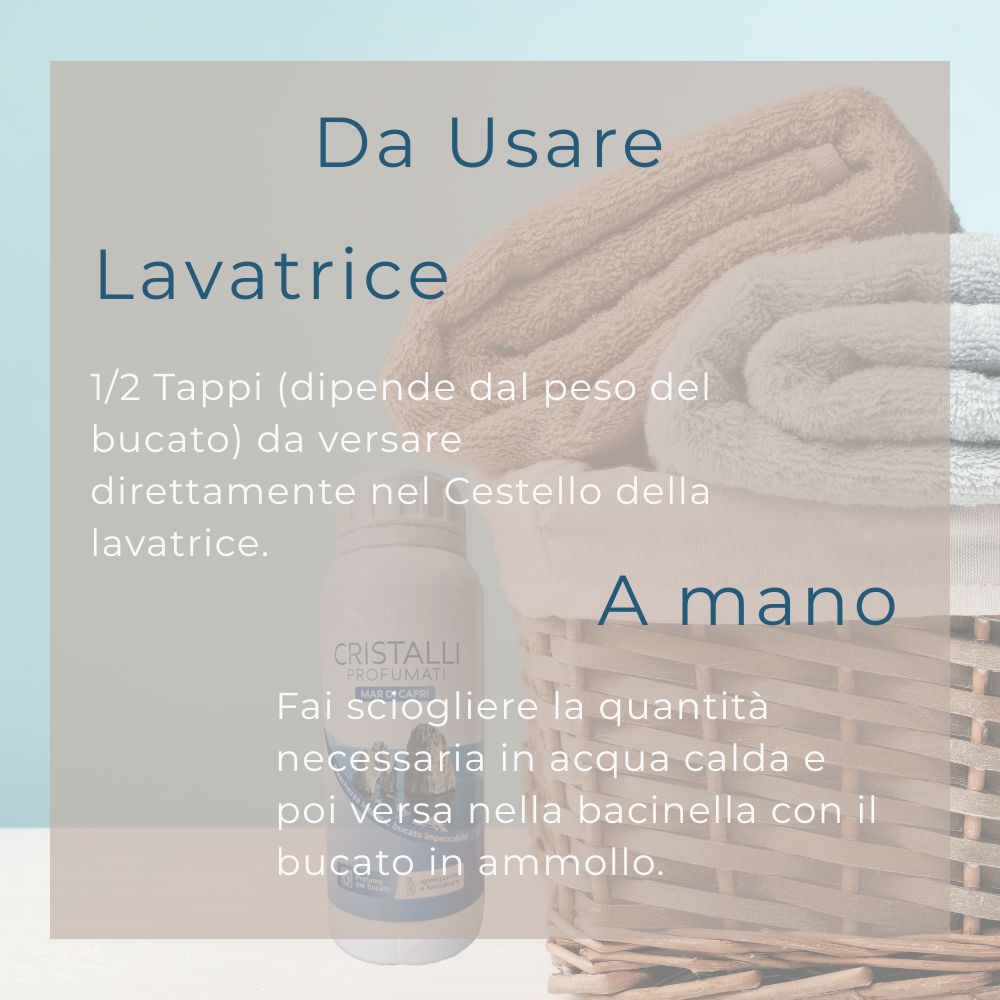 Profumatore Bucato Lavatrice - Mar di Capri (500g)