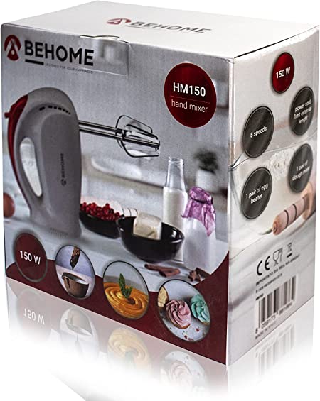 Sbattitore con fruste 150W Behome