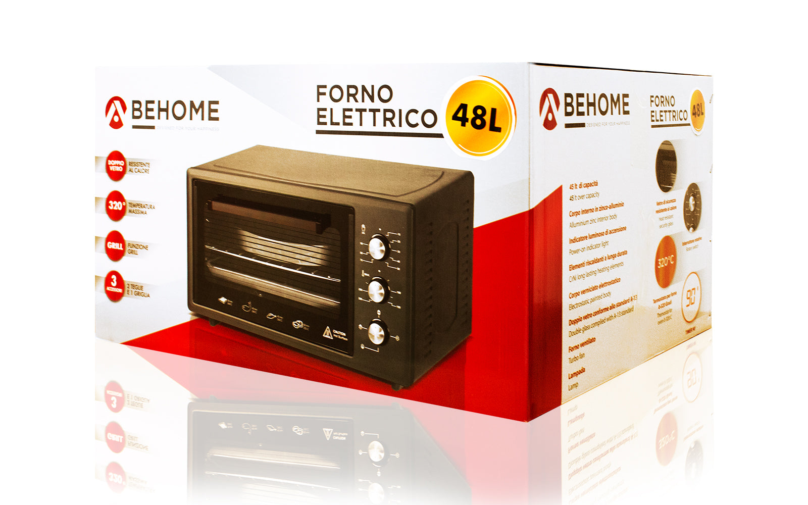 Forno elettrico 48L Behome