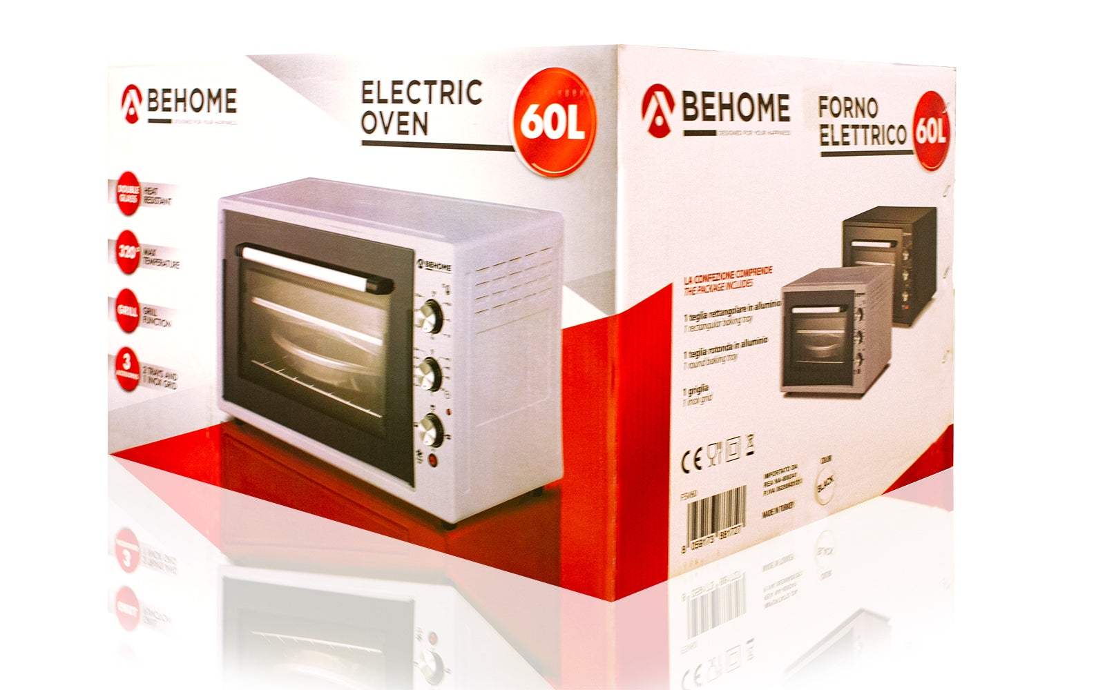 Forno elettrico 60L Behome