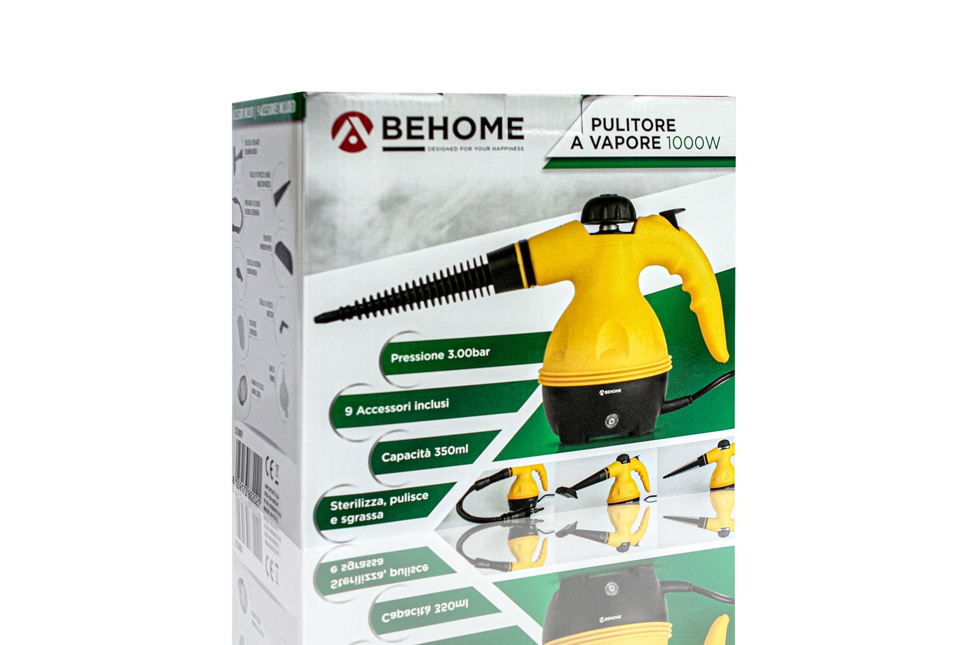 Pulitore a vapore Behome