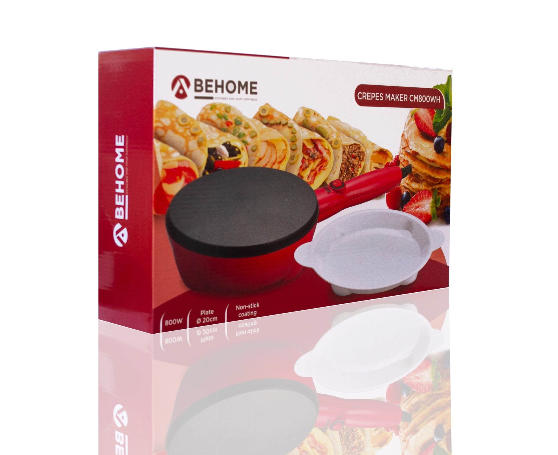 Crepiera elettrica con manico Behome