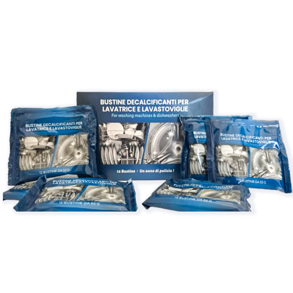 Decalcificante Sgrassante Lavastoviglie 12 bustine da 50gr