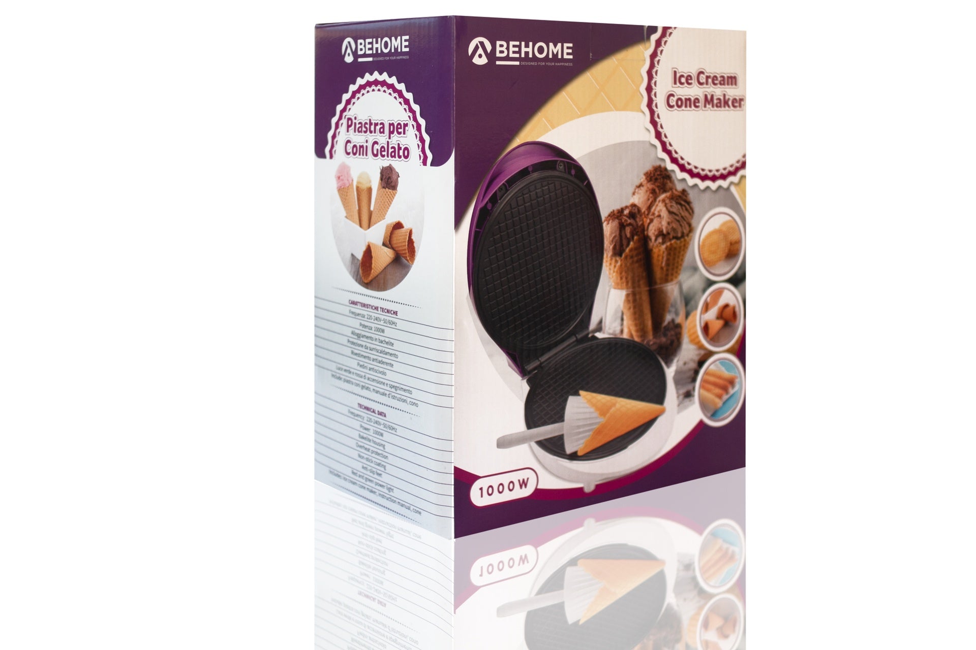 Piastra per coni gelato Behome