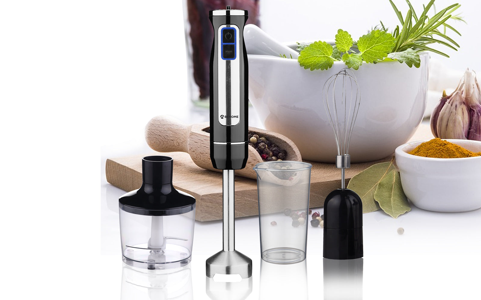 Frullatore a immersione 3 in 1 800W Behome